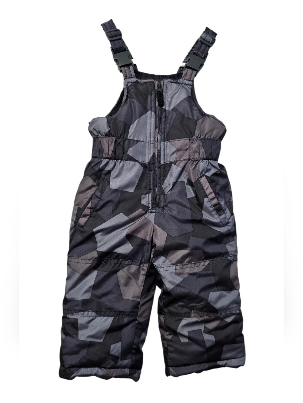 London Fog Boys Gray Camouflage Snow Overalls